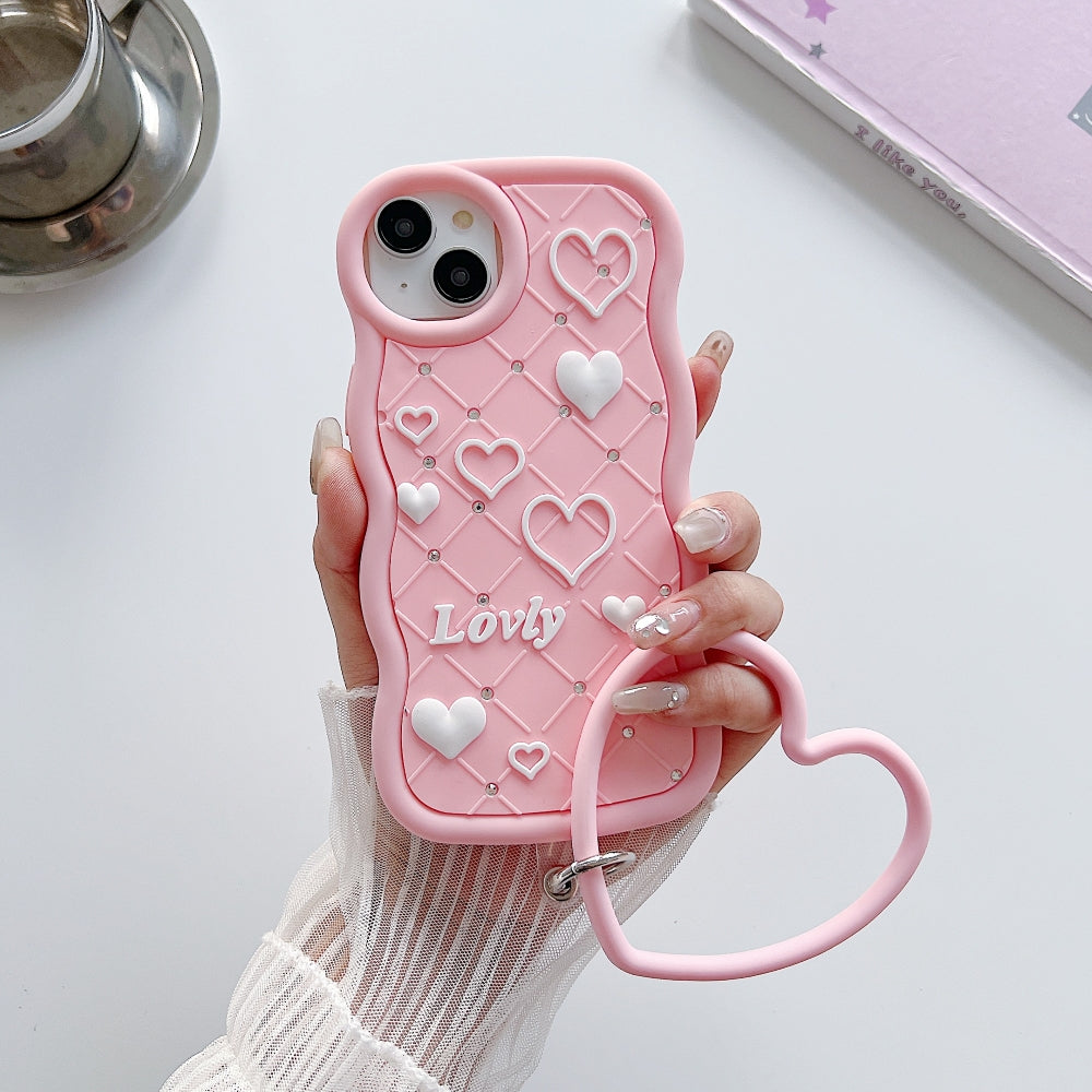 Bubble Heart Silicone Phone Case