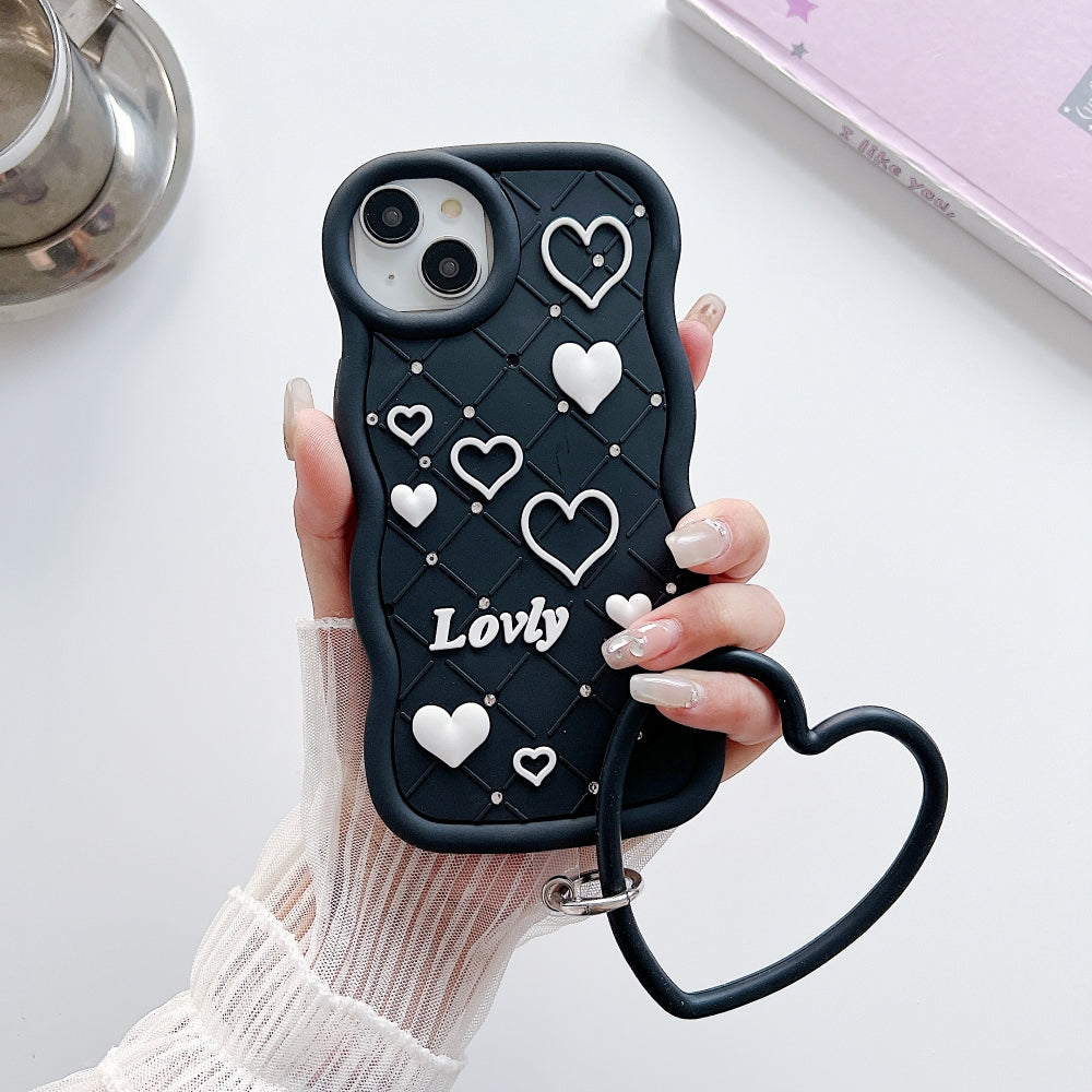Bubble Heart Silicone Phone Case