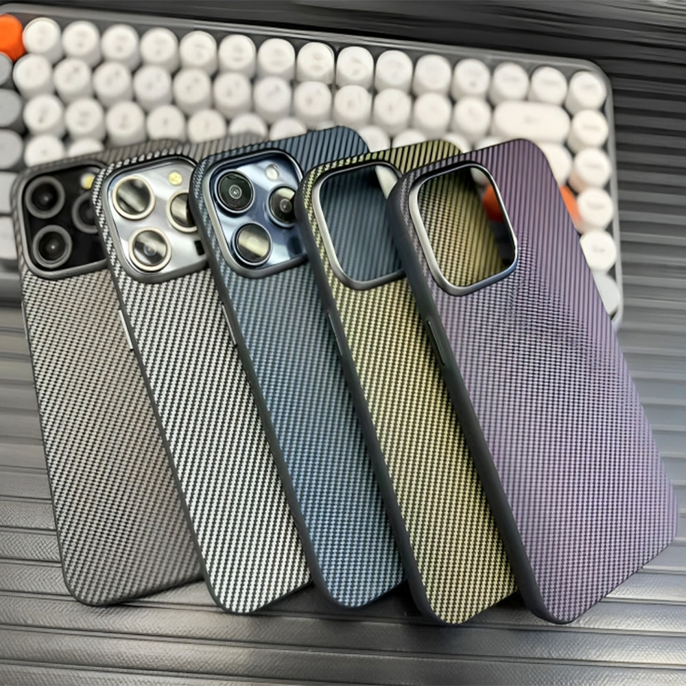 Ultra Thin Carbon Fiber Texture Matte Magsafe Phone Case - iPhone 13 Pro