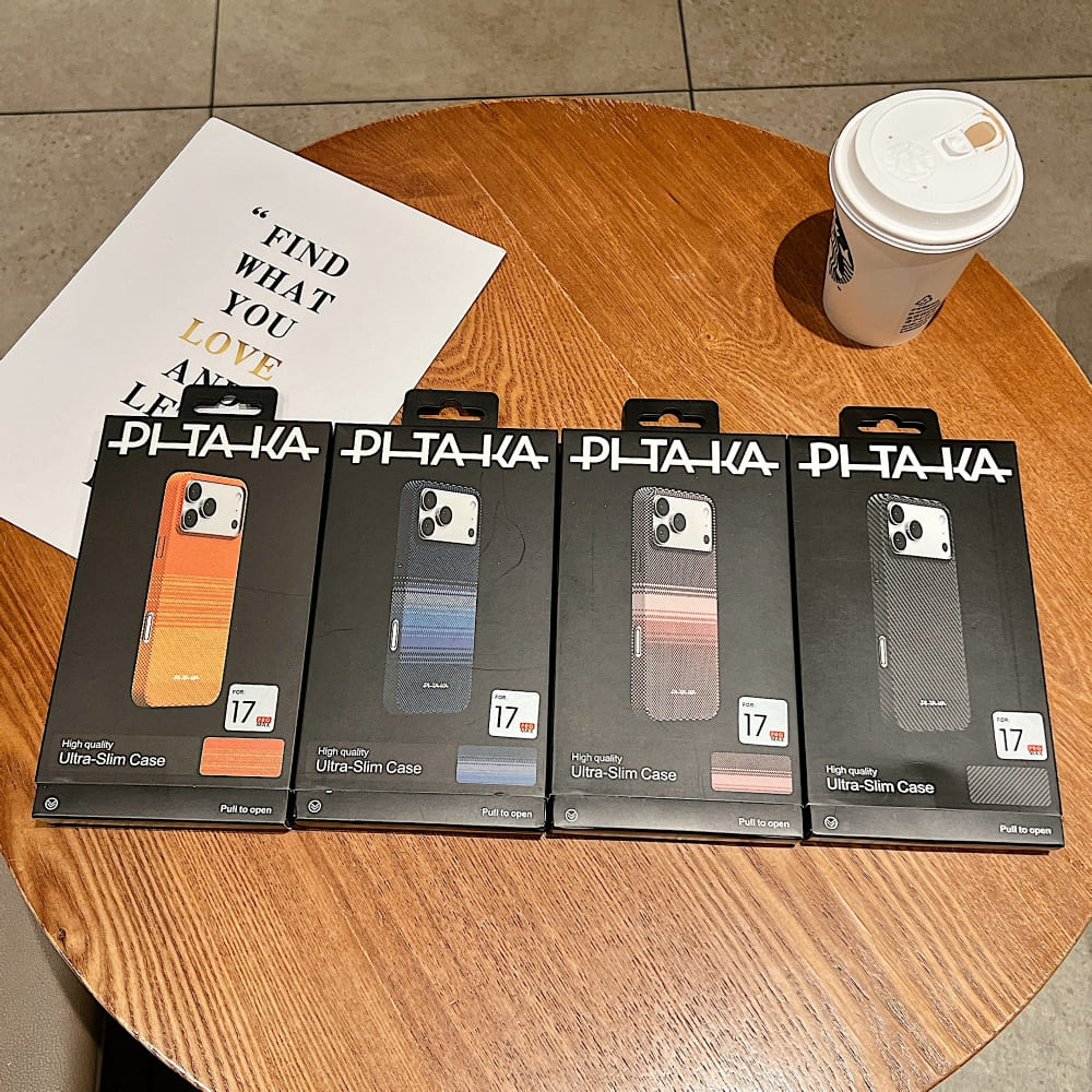 PITAKA Carbon Stealth Grid Phone Case (Without Magsafe)