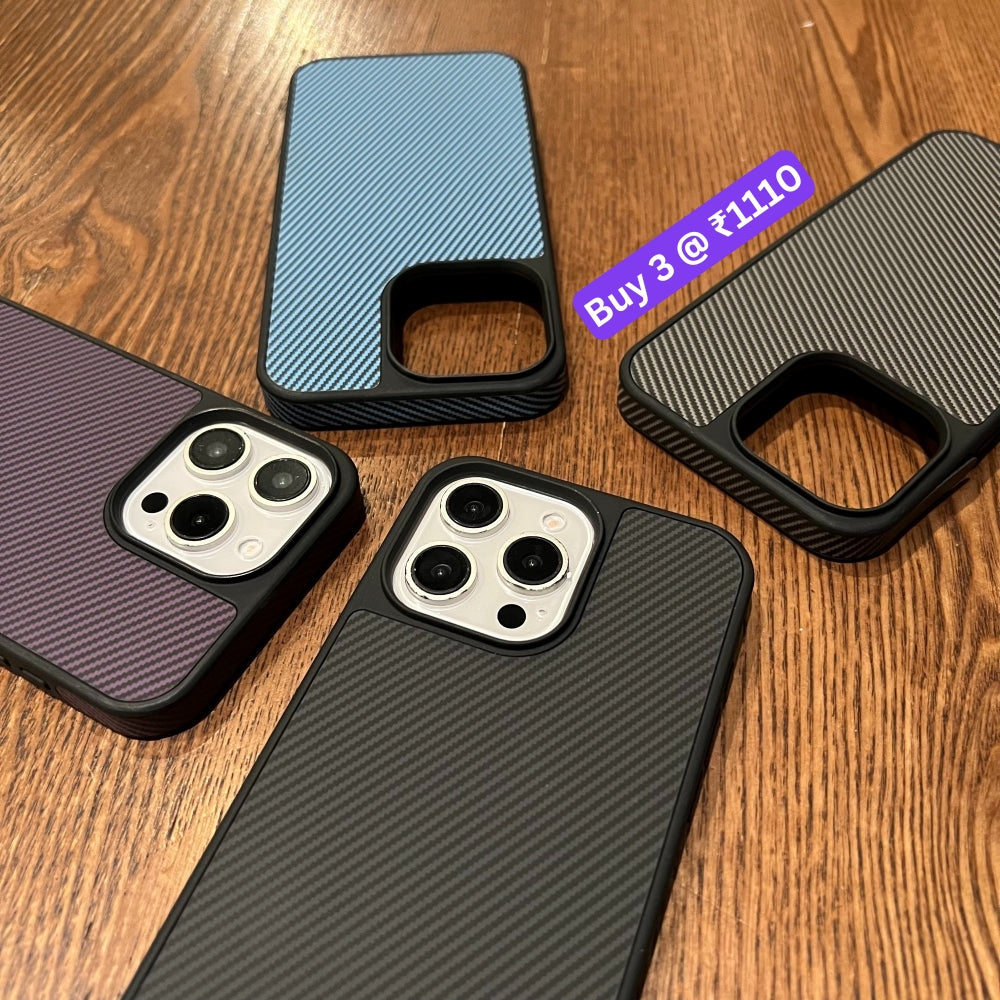 Carbon Fiber Texture PC (Hard) Phone Case - Samsung S25