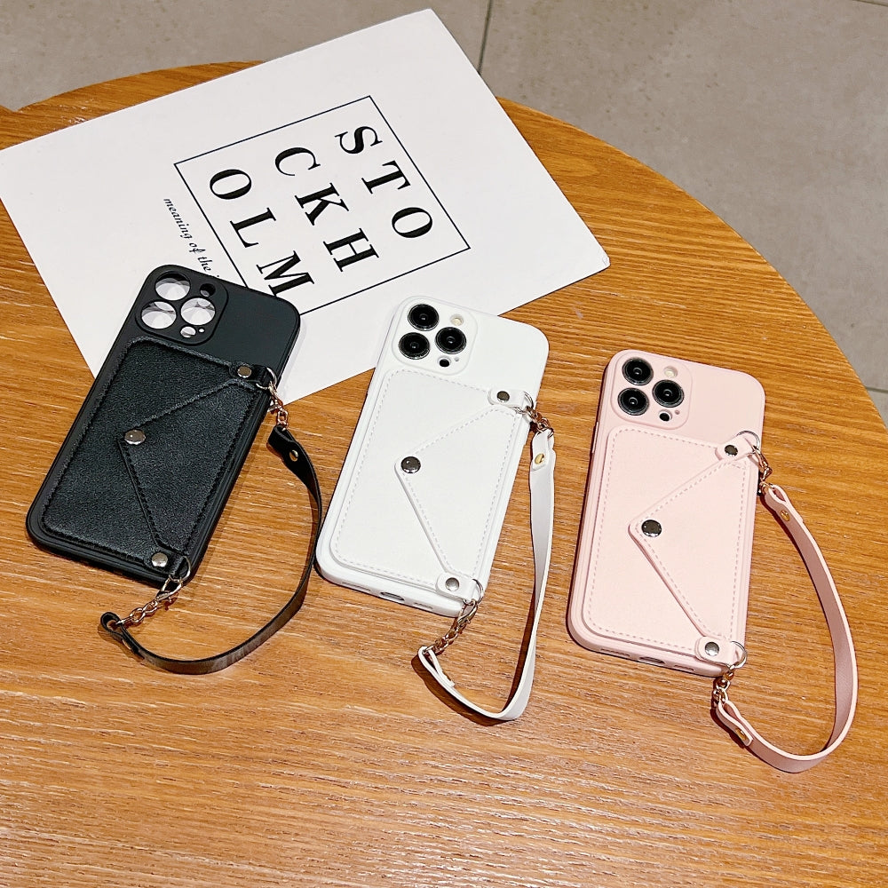 Card Wallet Lanyard Strap Camera Protection Phone Case