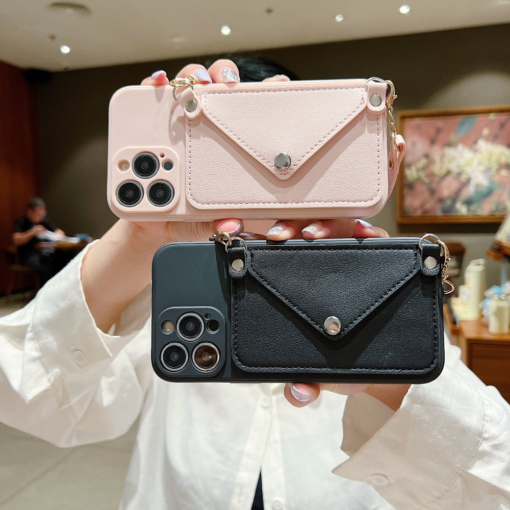Card Wallet Lanyard Strap Camera Protection Phone Case