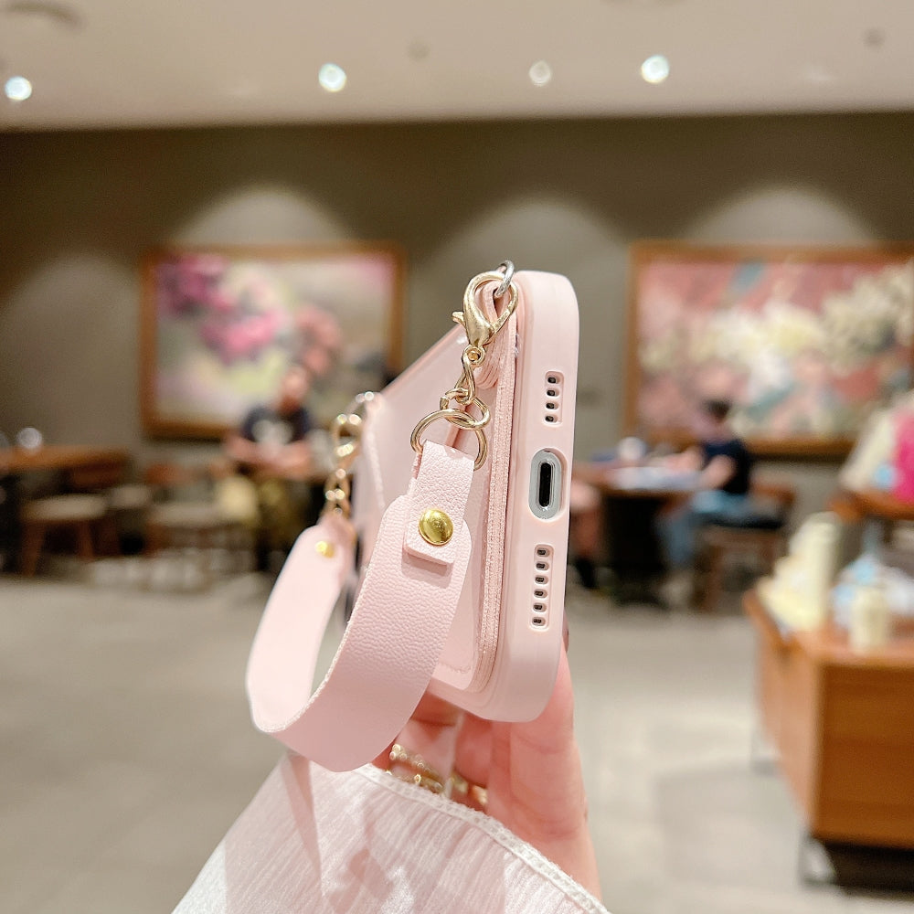 Card Wallet Lanyard Strap Camera Protection Phone Case