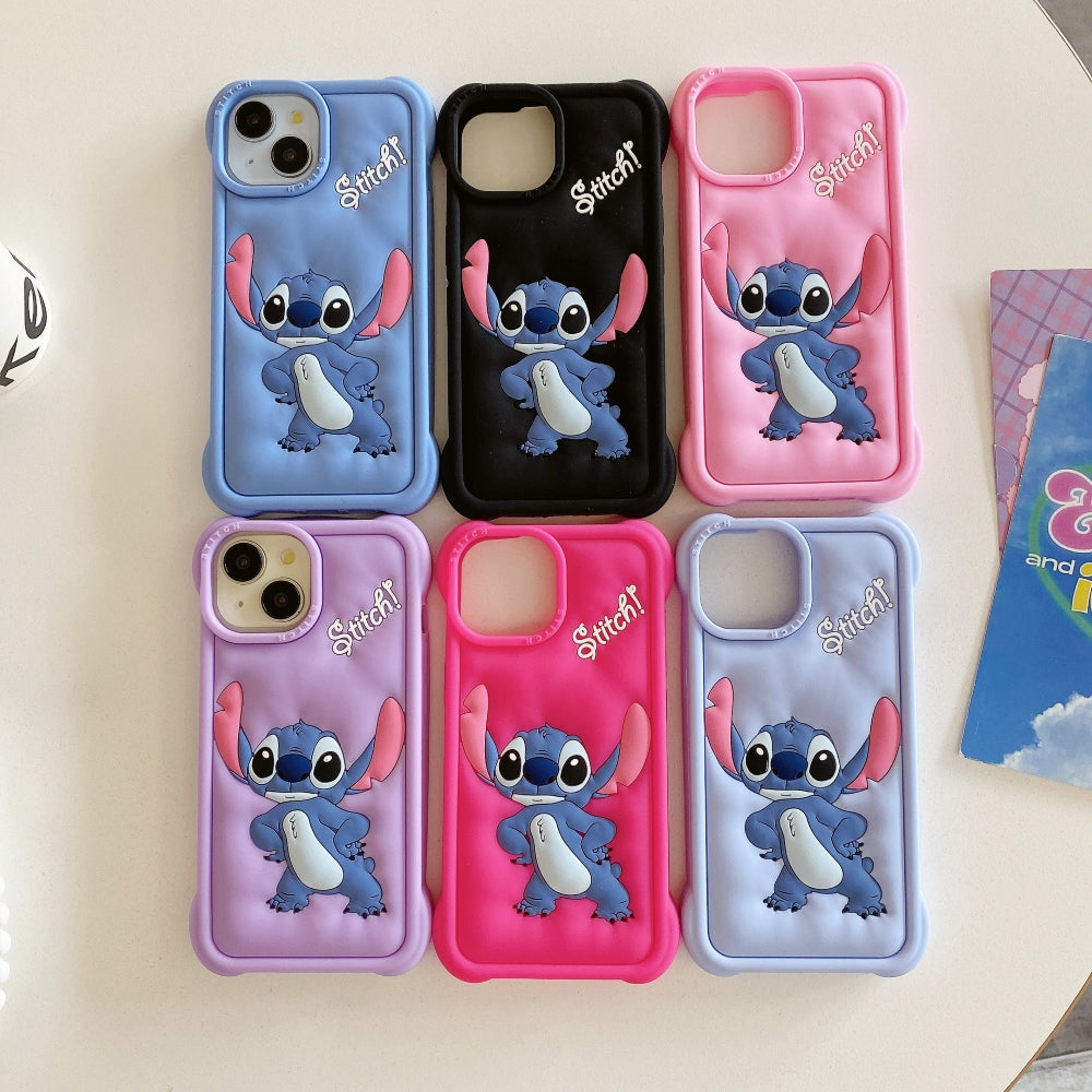 3D Fun Cartoon Silicone Soft Protective Phone Case - iPhone 15