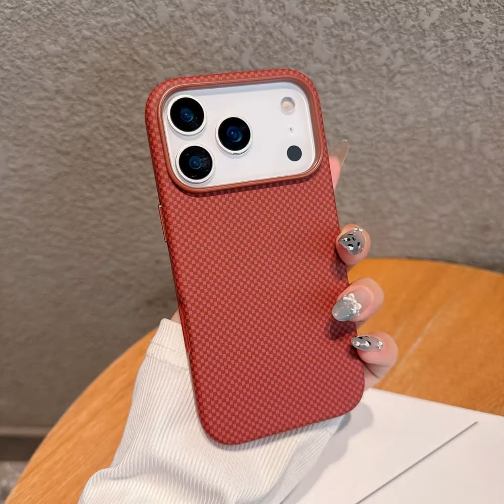 Classic Checkmate Vegan Carbon Slim Phone Case