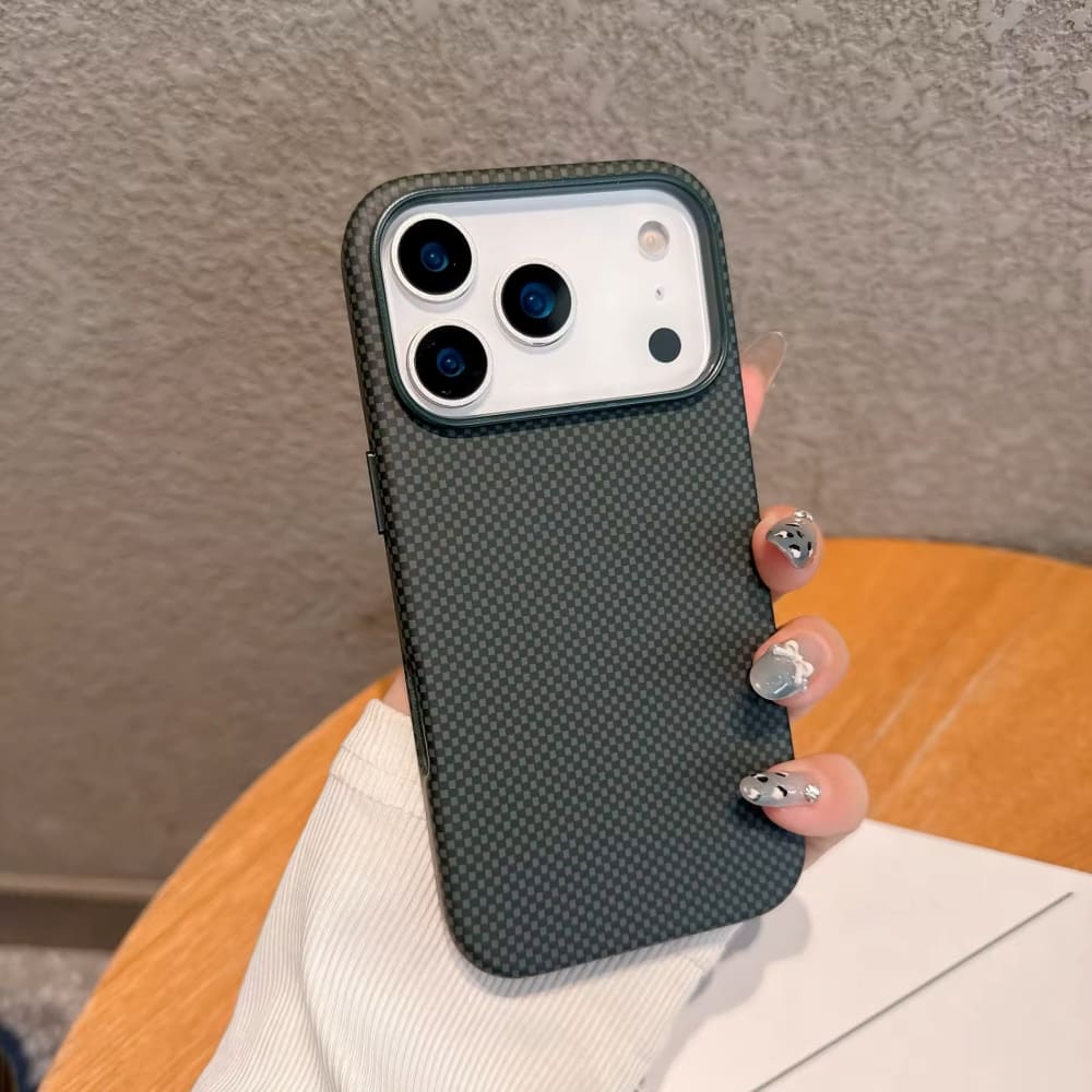 Classic Checkmate Vegan Carbon Slim Phone Case