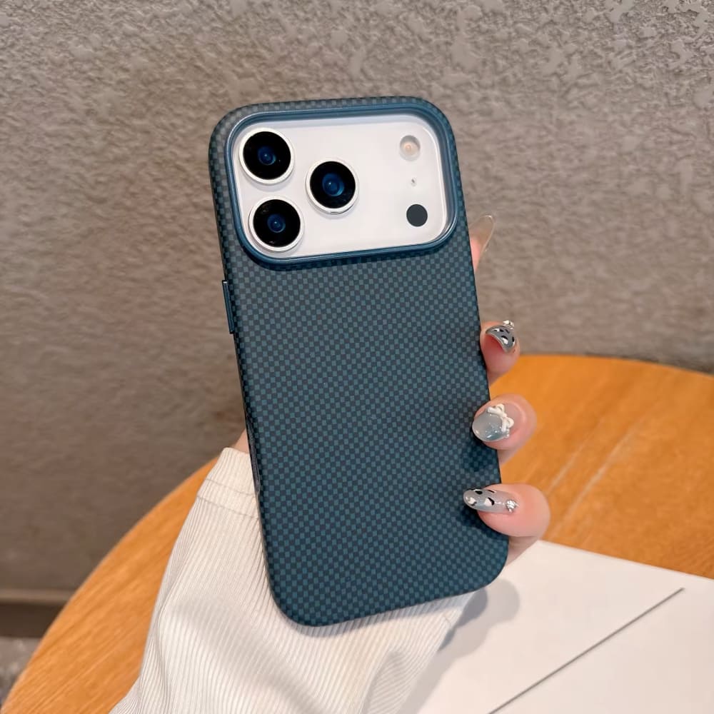 Classic Checkmate Vegan Carbon Slim Phone Case