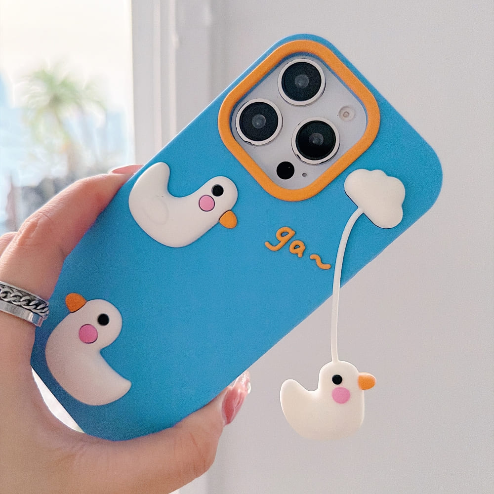 Cloudy Duck Dream Phone Case