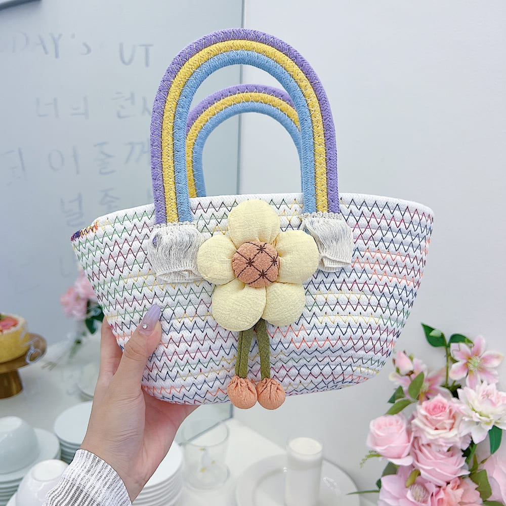Color Trail Flower Phone Bag | Multipurpose Handbag
