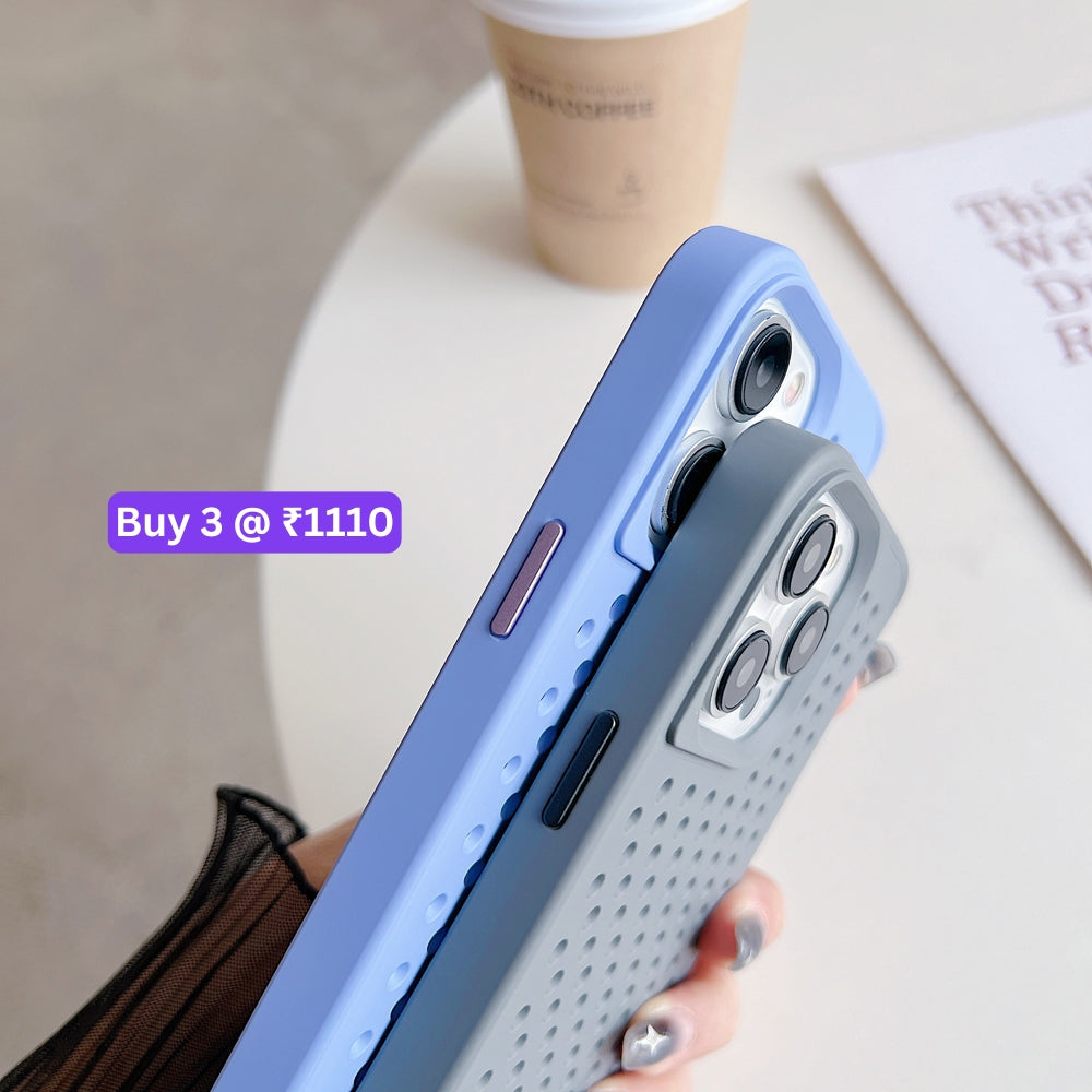 Cooling Hole Breathable Mesh TPU (Soft) Phone Case - iPhone 12