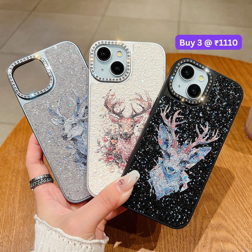 Cosmic Guardian Stardust Pattern PC (Hard) Phone Case | Mobile Cover - iPhone 15 Plus