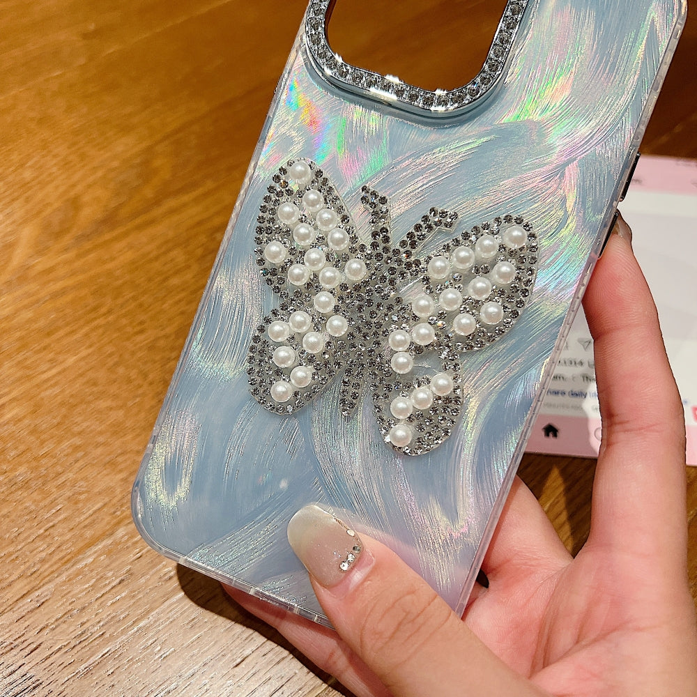 Crystal Butterfly Glam Phone Case