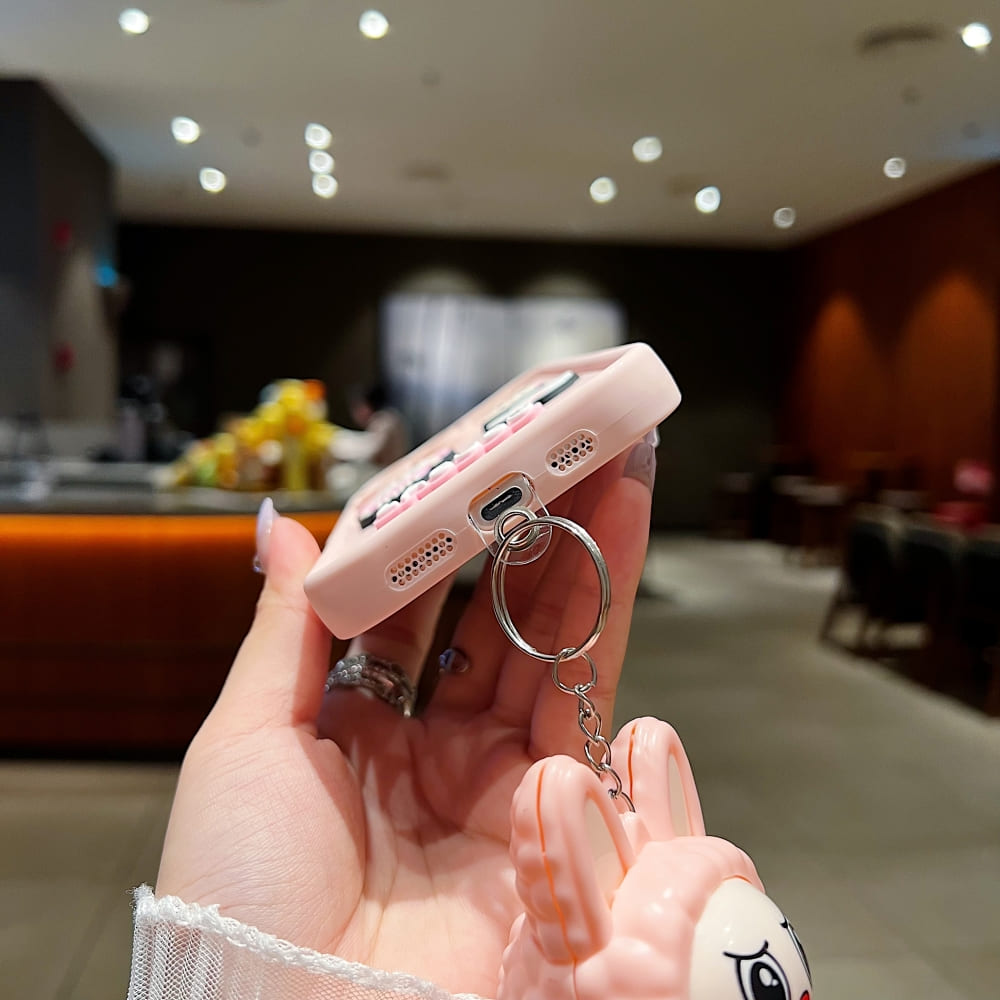 Cute Puff Labubu Phone Case