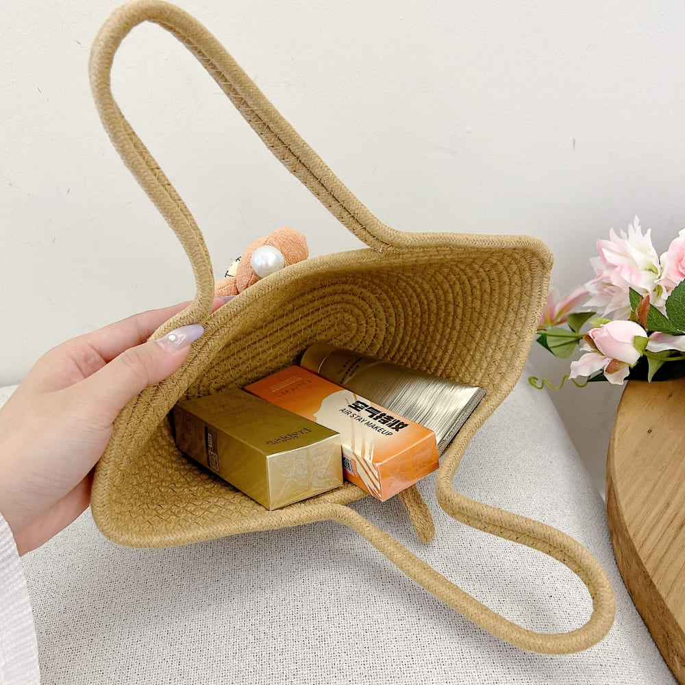 Vintage Bloom Jute Tote | Multipurpose Handbag