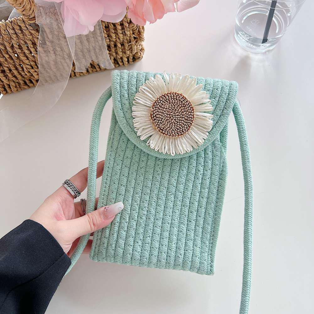 Daisy Weave Side Bag