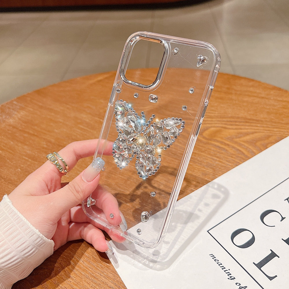 Diamond Stone Butterfly Phone Case