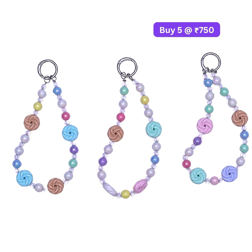 Fantasy Colorful Loose Acrylic Beads Phone Charm | Bracelet