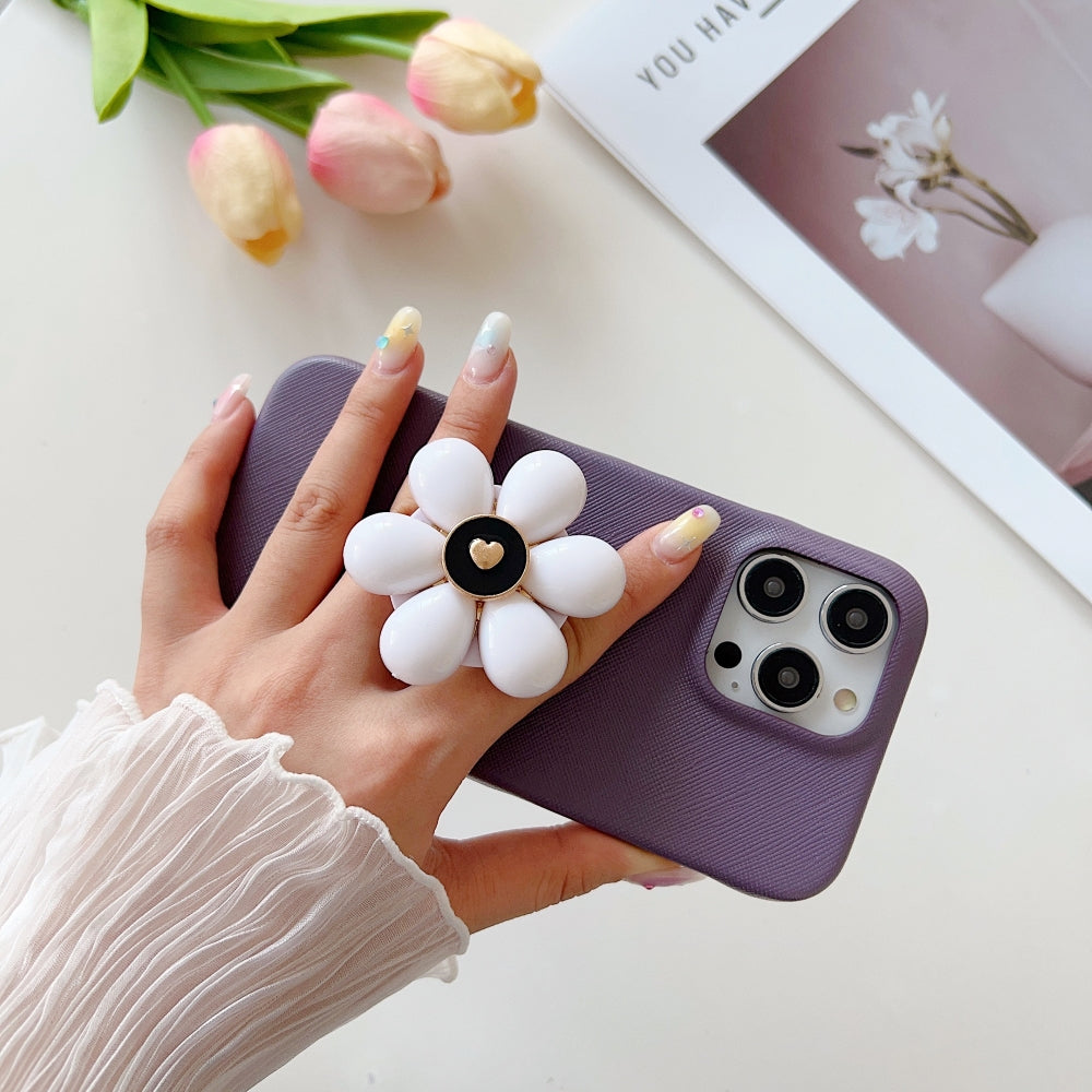 Flower Stand Shockproof PC (Hard) Cover - iPhone 14 Pro