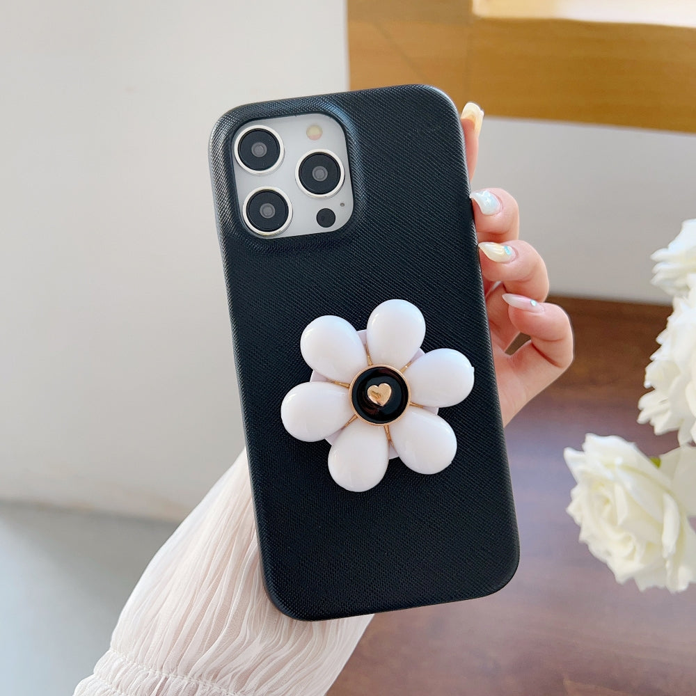 Flower Stand Shockproof PC (Hard) Cover - iPhone 14 Pro