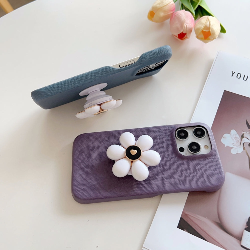 Flower Stand Shockproof PC (Hard) Cover - iPhone 14 Pro