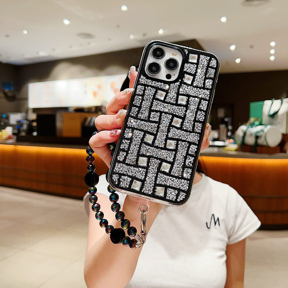 Gradient Bling Case with Glitter Sparkle Diamond