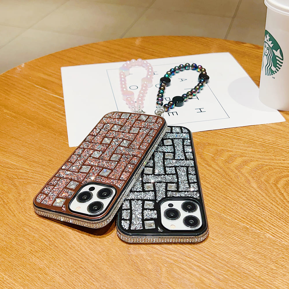 Gradient Bling Case with Glitter Sparkle Diamond