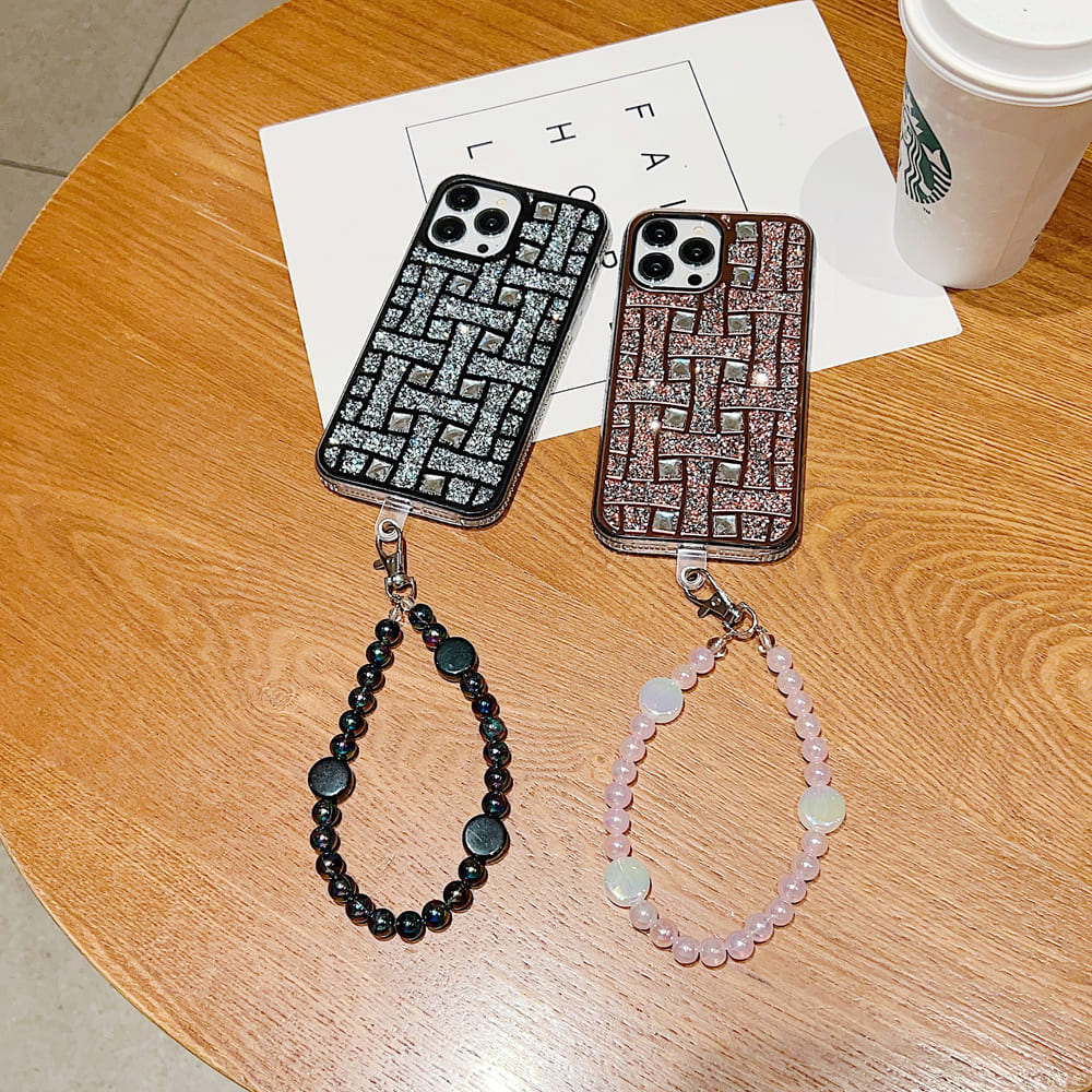 Gradient Bling Case with Glitter Sparkle Diamond