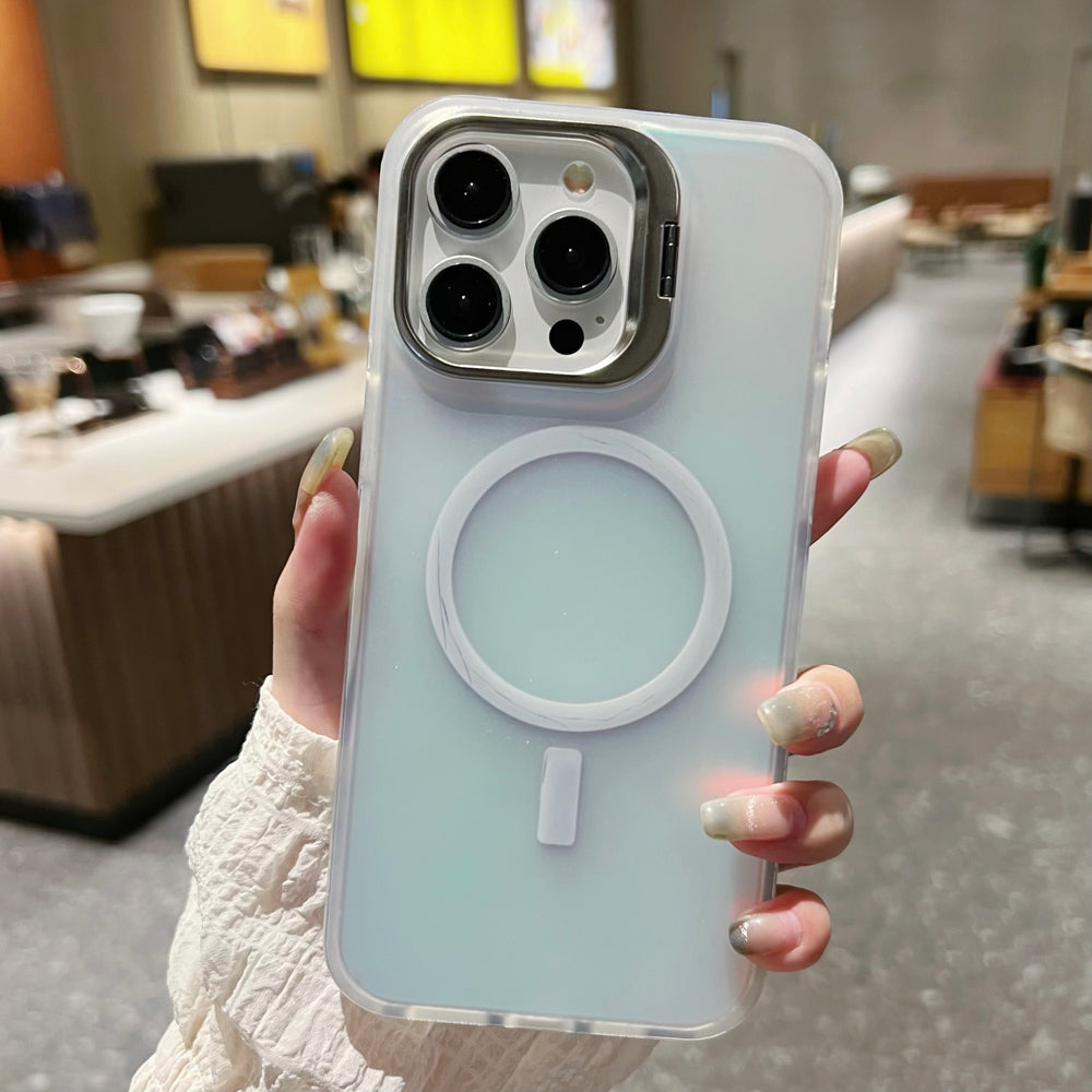 Gradient Color Magsafe Kickstand Phone Cover - iPhone 15 Pro Max