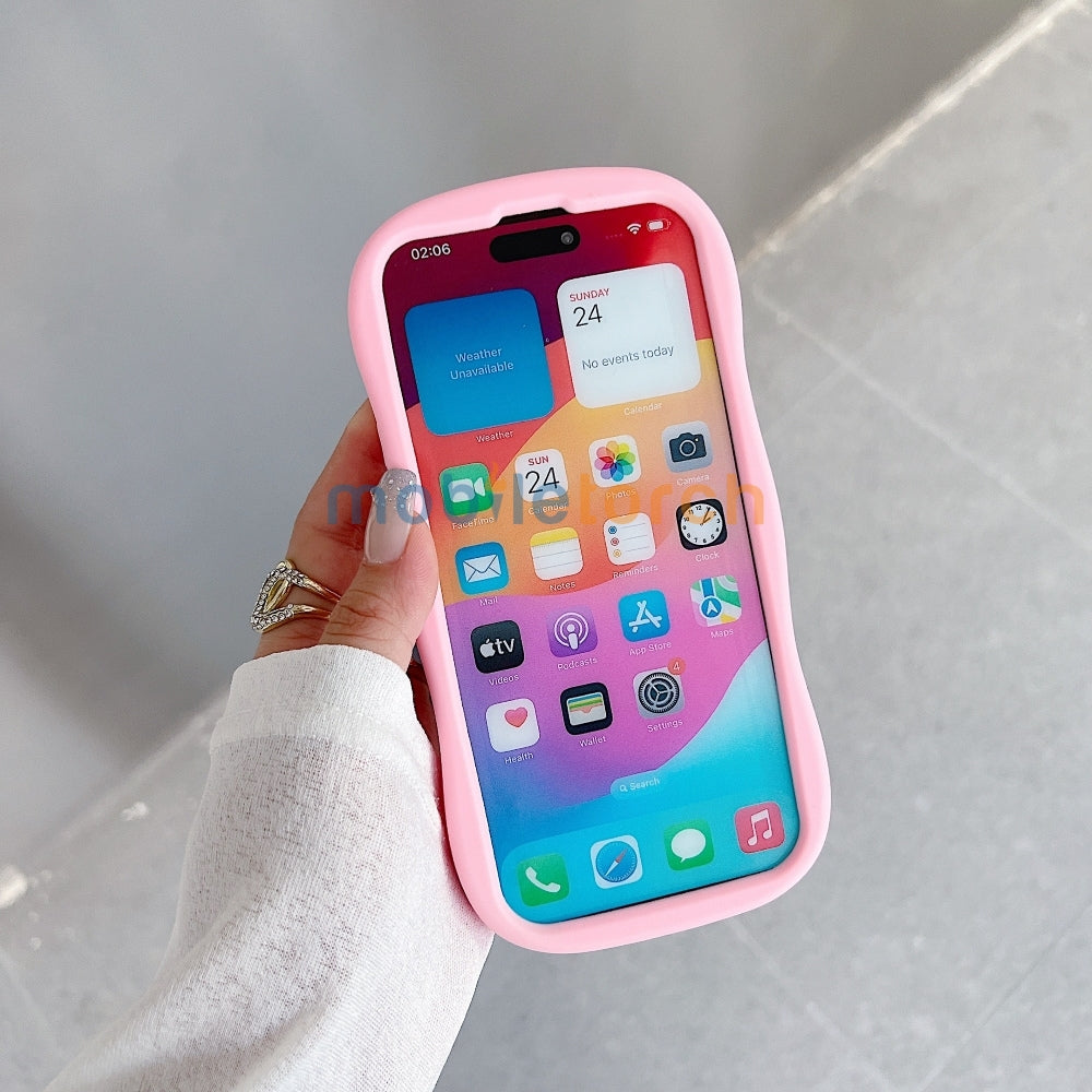 Happy Rabbit with Cute Spin Windmill Silicone Phone Case - iPhone 13 Pro Max