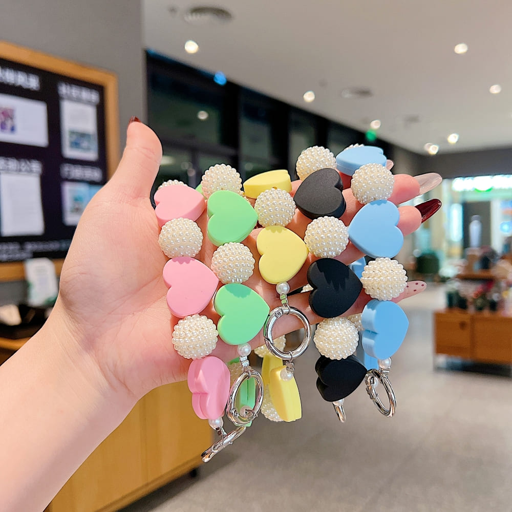 Heart Shape Acrylic Phone Charm | Bracelet | Handbag Charm