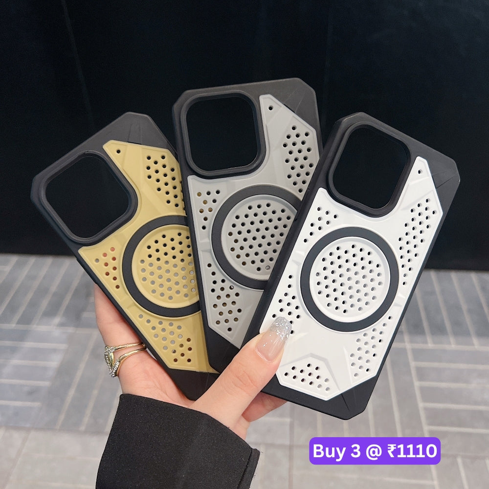 Heat Dissipation Hole Cooling Down Magsafe Phone Case - iPhone 15 Plus