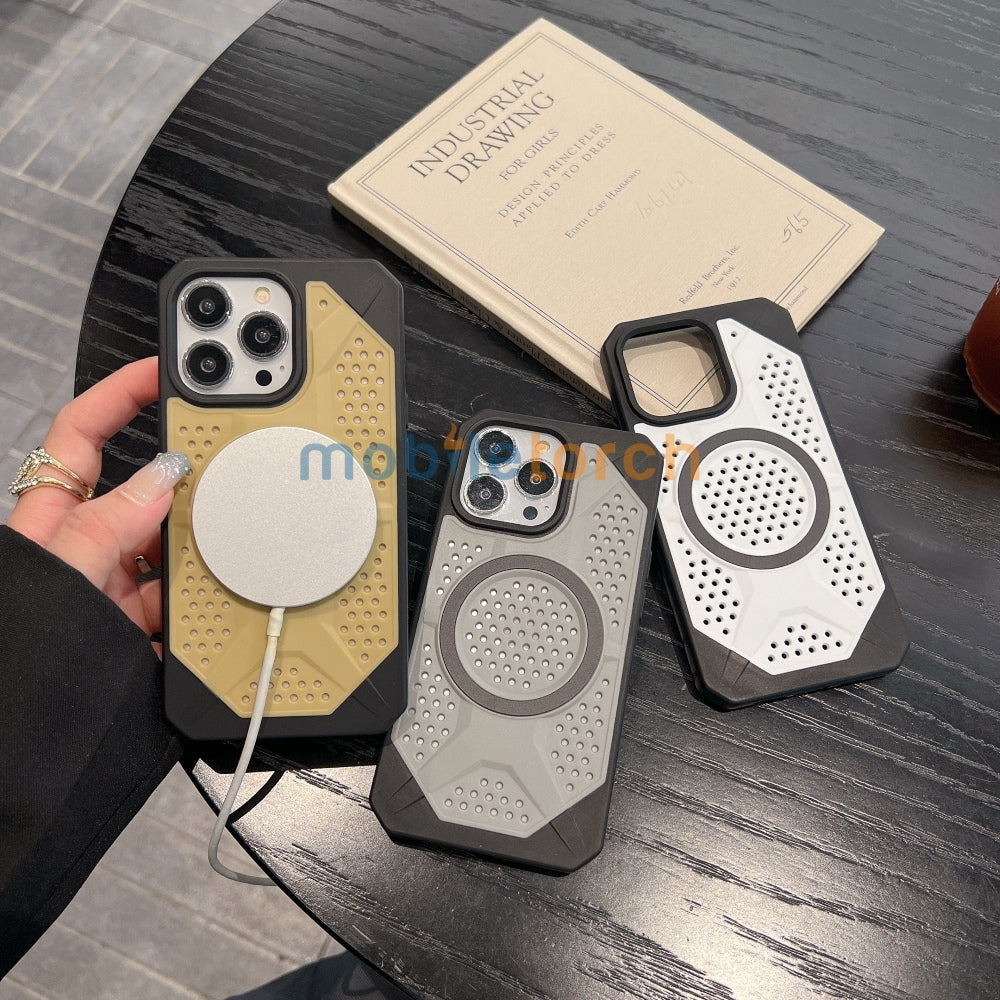 Heat Dissipation Hole Cooling Down Magsafe Phone Case - iPhone 11