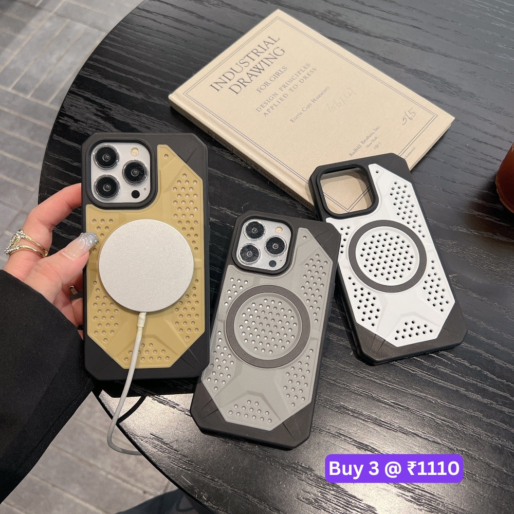 Heat Dissipation Hole Cooling Down Magsafe Phone Case - iPhone 15 Plus
