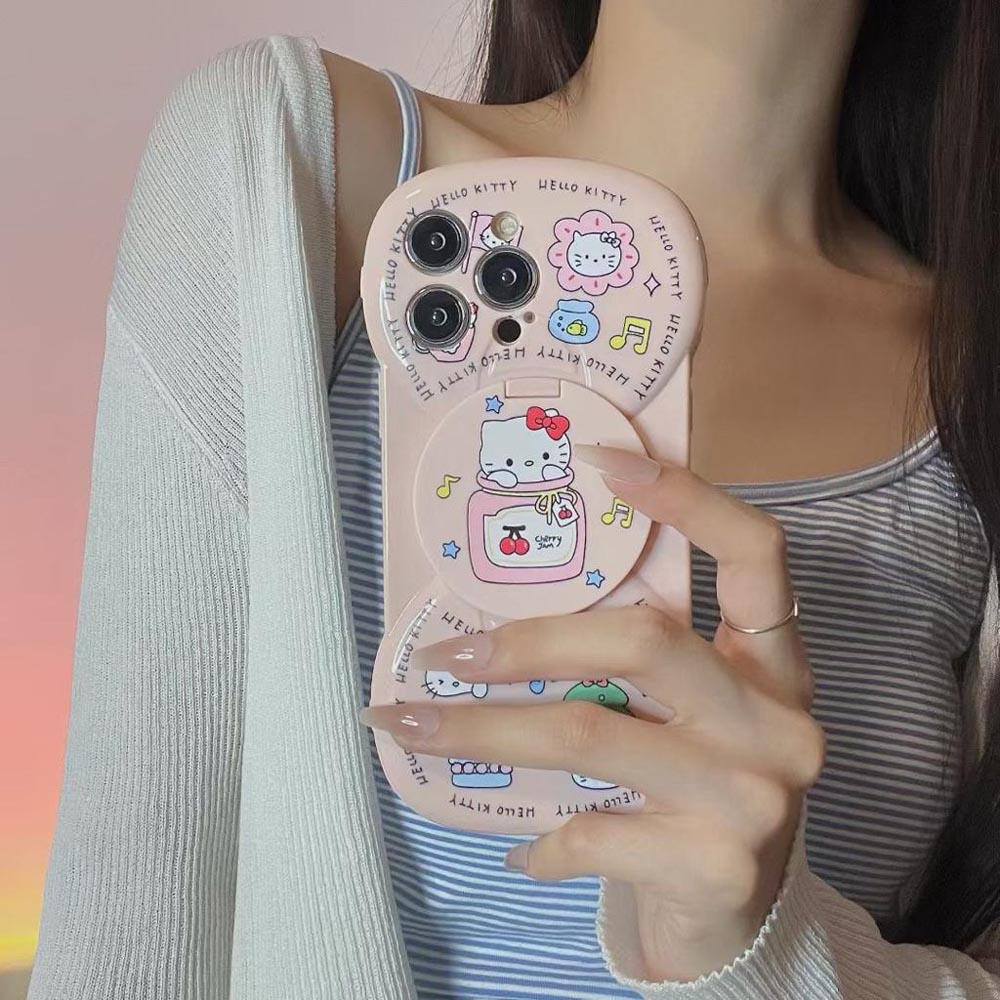 Hello Kitty Case With Mirror Stand