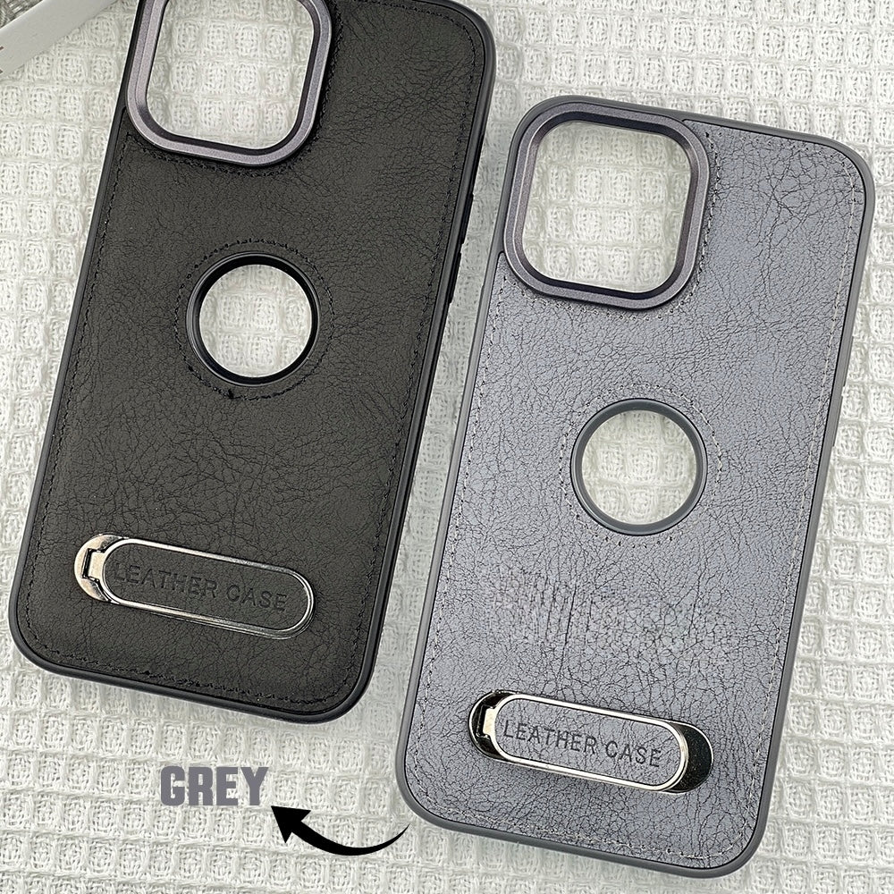 Kickstand Pu Leather PC (Hard) Logo Cut Phone Case - Samsung S20FE