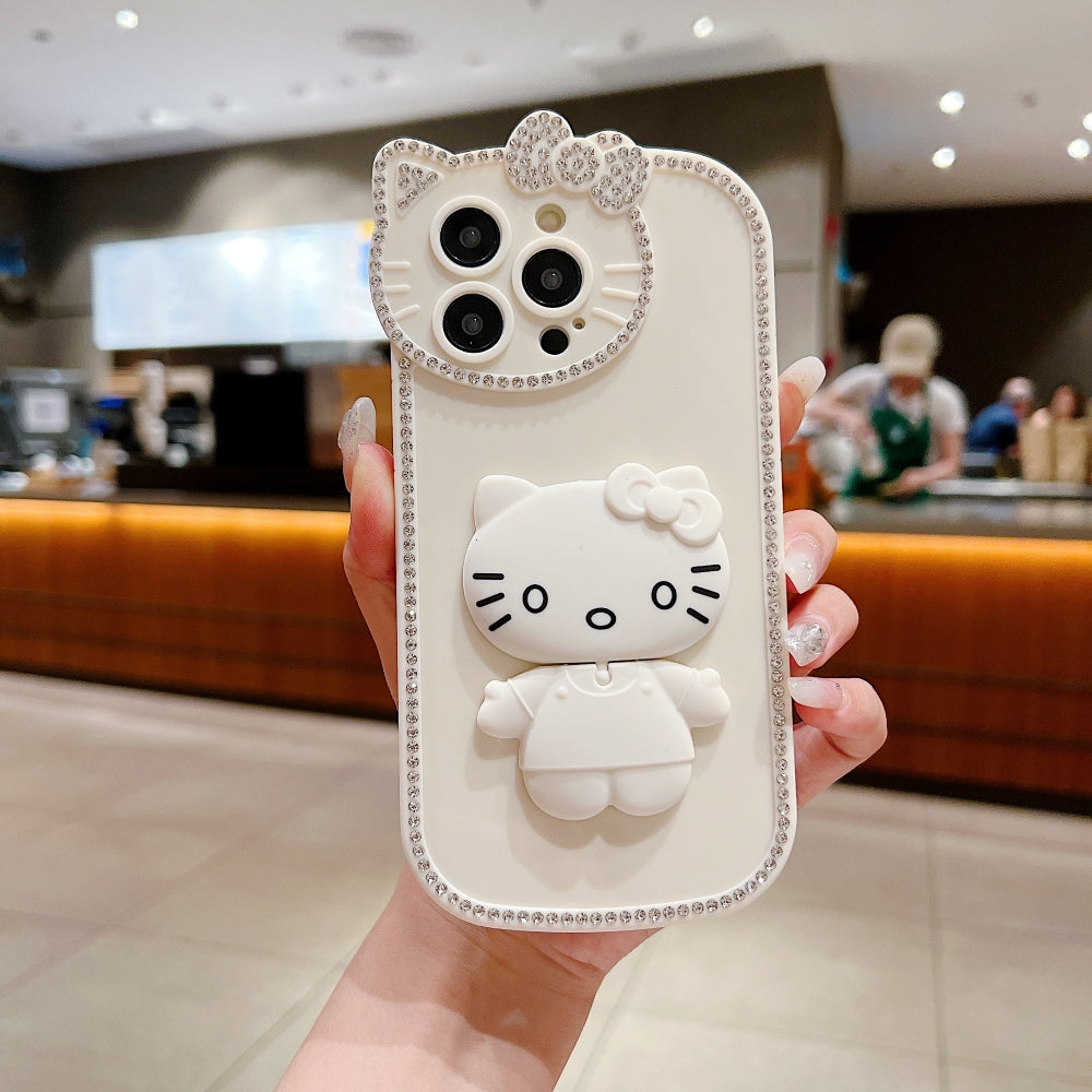 Kitty Mirror Stand Phone Case
