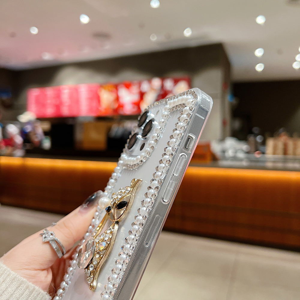 Fashion Luxury Sparkle Diamond Kitty Handmade Bling Phone Case - iPhone 12 Pro