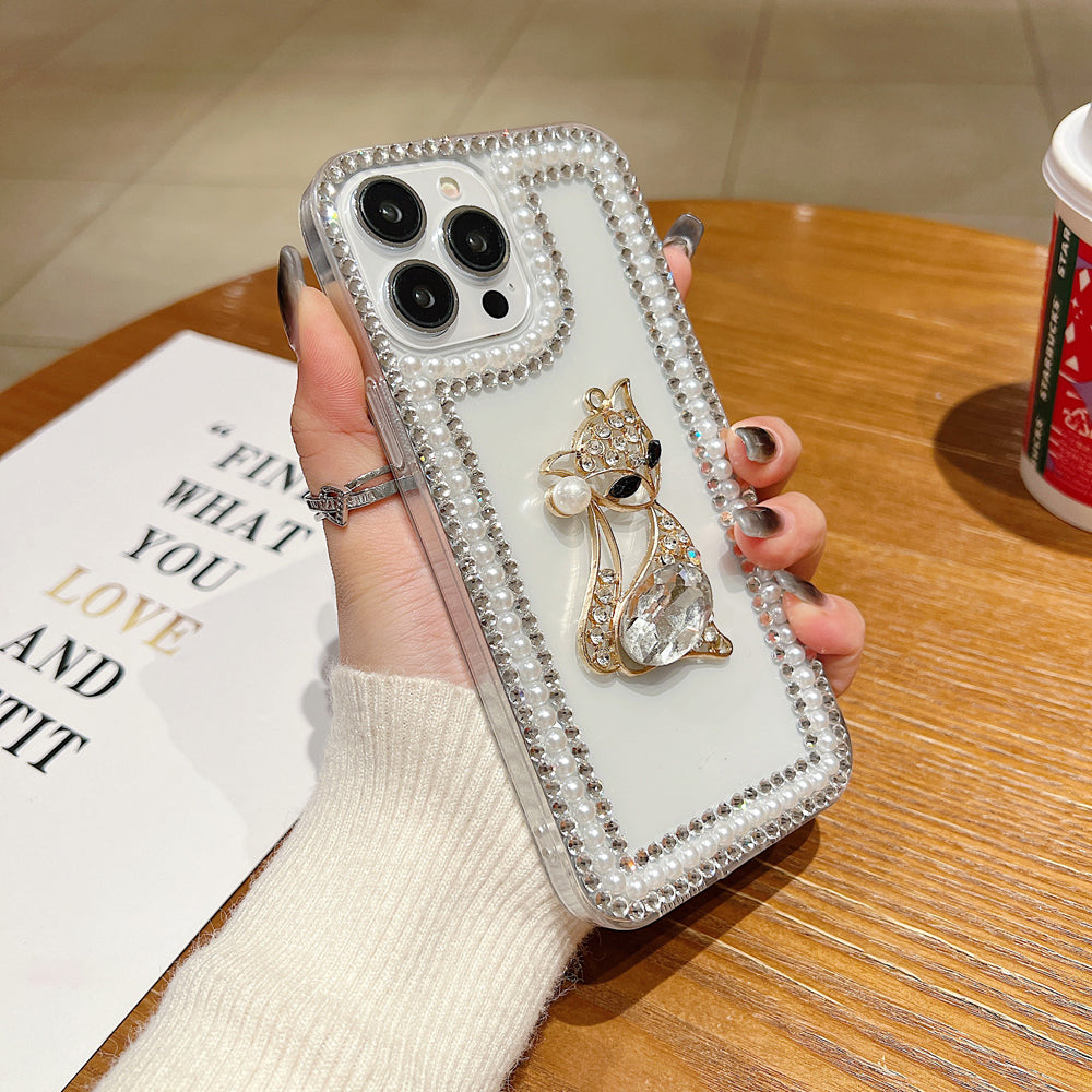 Fashion Luxury Sparkle Diamond Kitty Handmade Bling Phone Case - iPhone 12 Pro