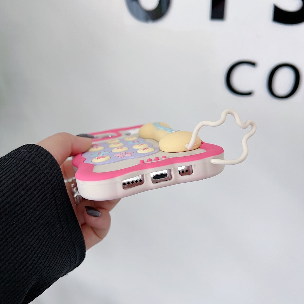 Kitty Telephone TPU (Soft) Silicone Phone Case - iPhone 15