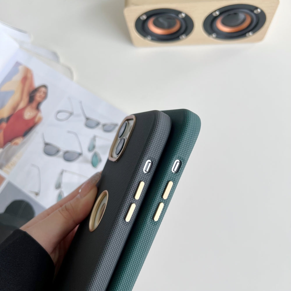 Luxurious Electroplated Phone Case with Logo Cut