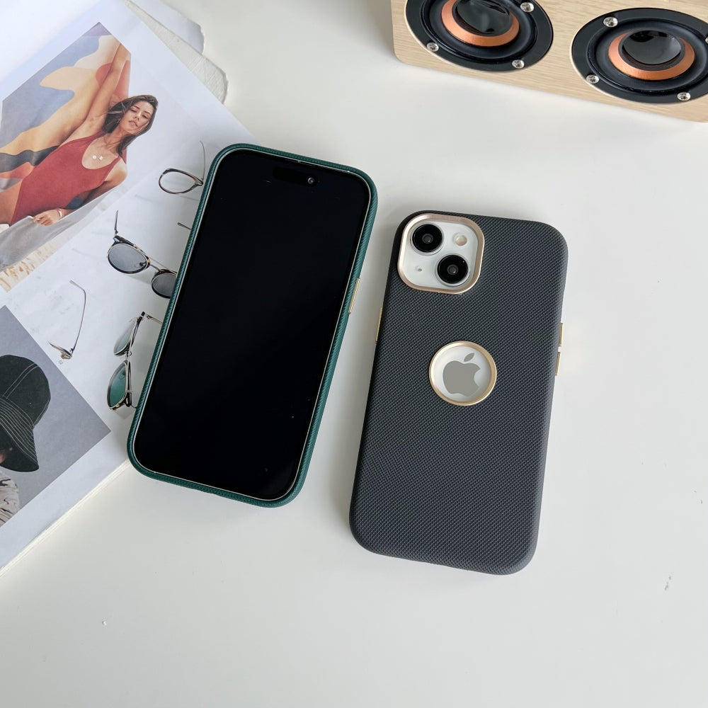 Luxurious Electroplated Phone Case with Logo Cut