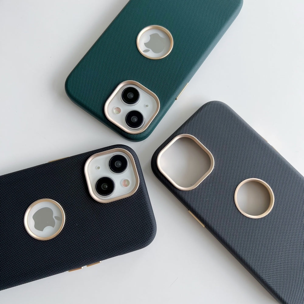 Luxurious Electroplated Phone Case with Logo Cut
