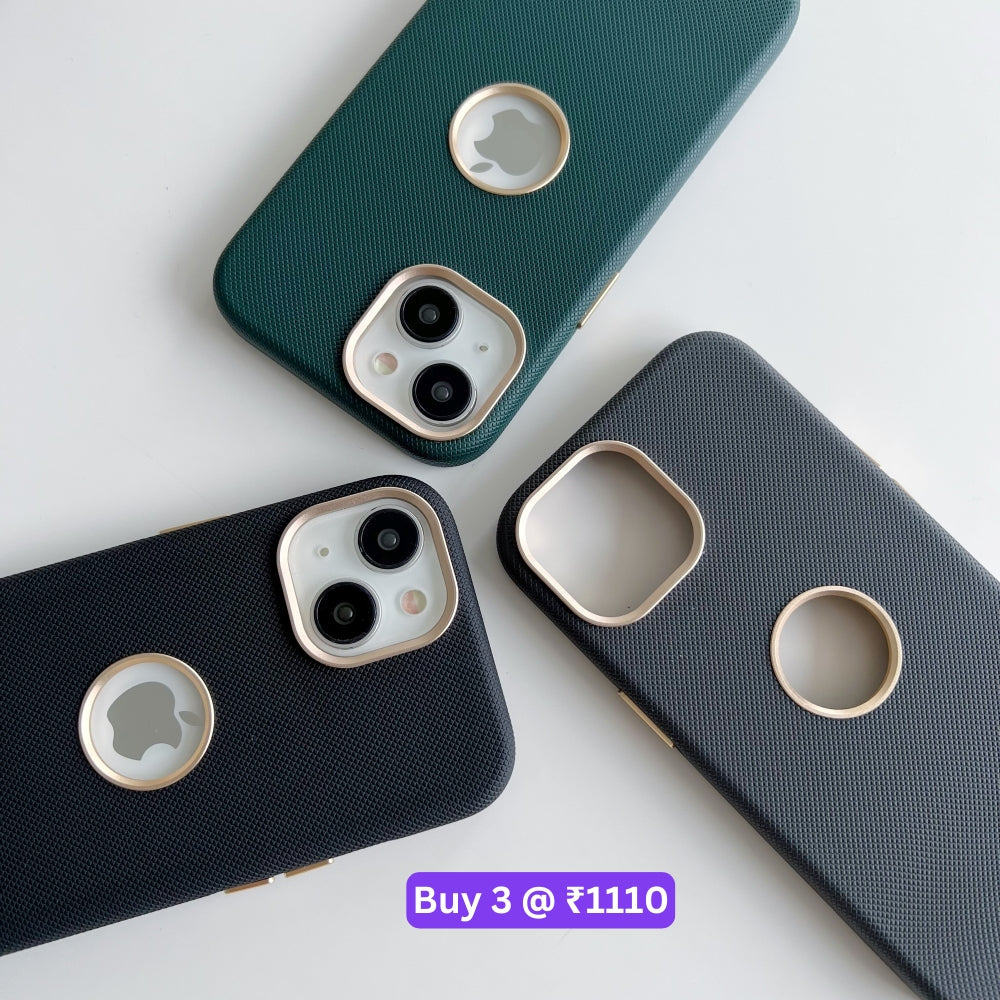 Luxurious PC (Hard) Electroplated Phone Case with Logo Cut - iPhone 14 Plus