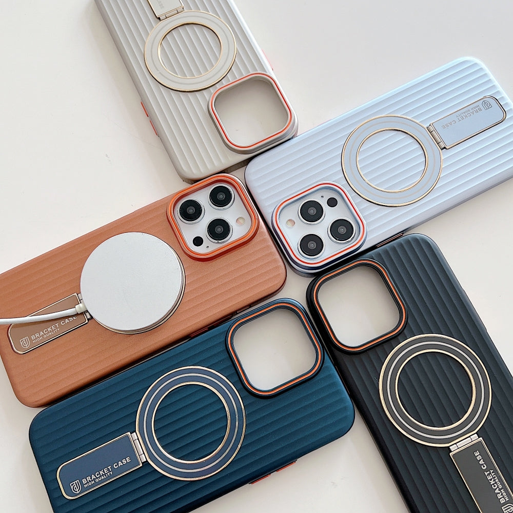 Luxury Stand Magnetic Charge Phone Case