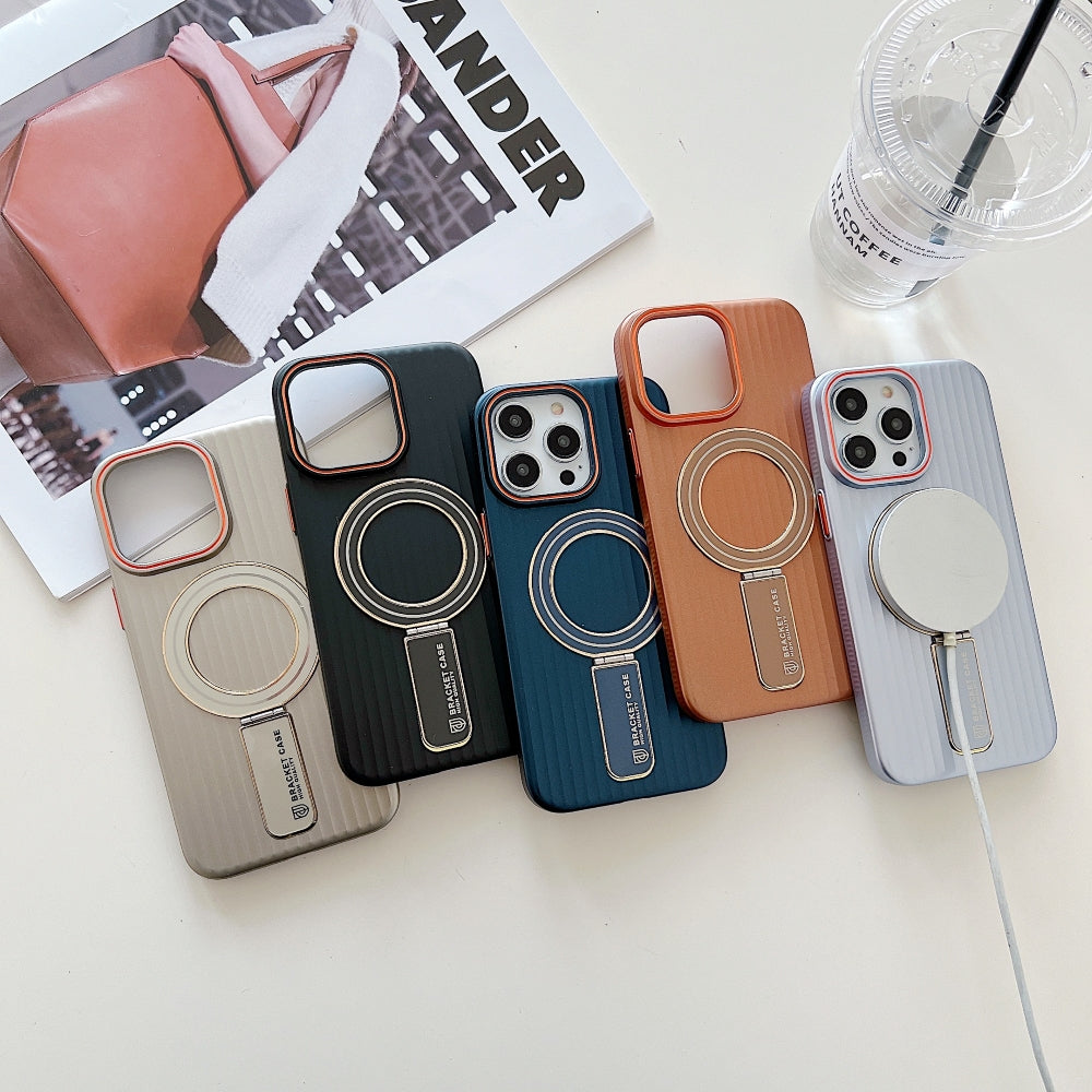 Luxury Stand Magnetic Charge Phone Case