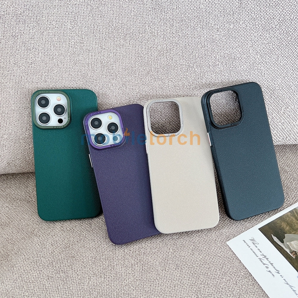 Luxury Leather Design PC (Hard) Phone Case - iPhone 12 Pro