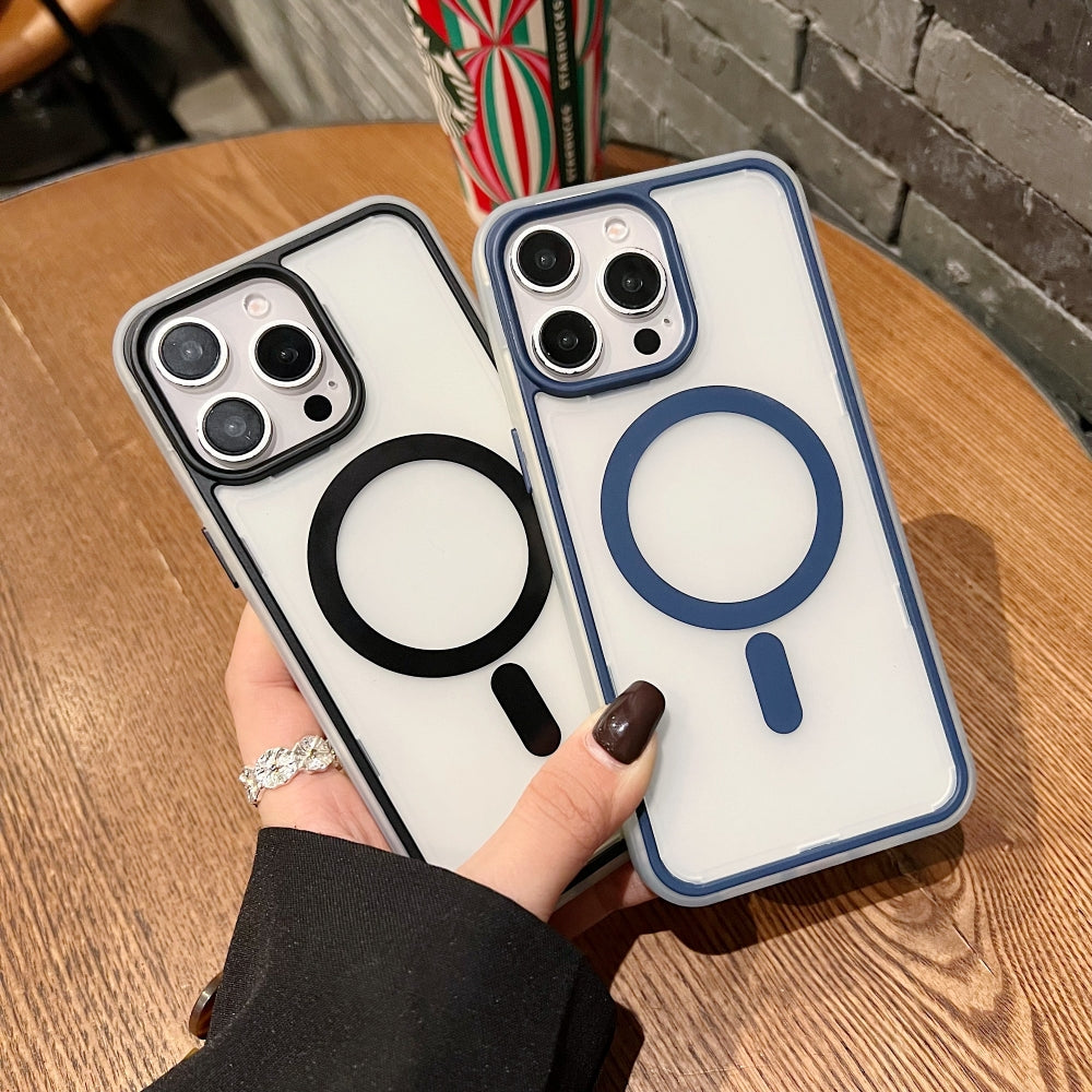 Magnetic Wireless Charging Smoke Phone Case