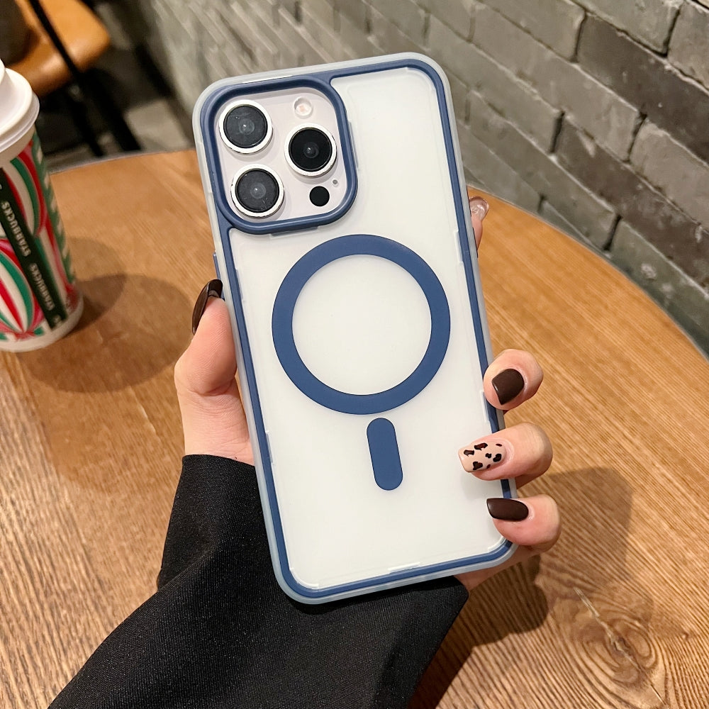 Magnetic Wireless Charging Smoke Phone Case