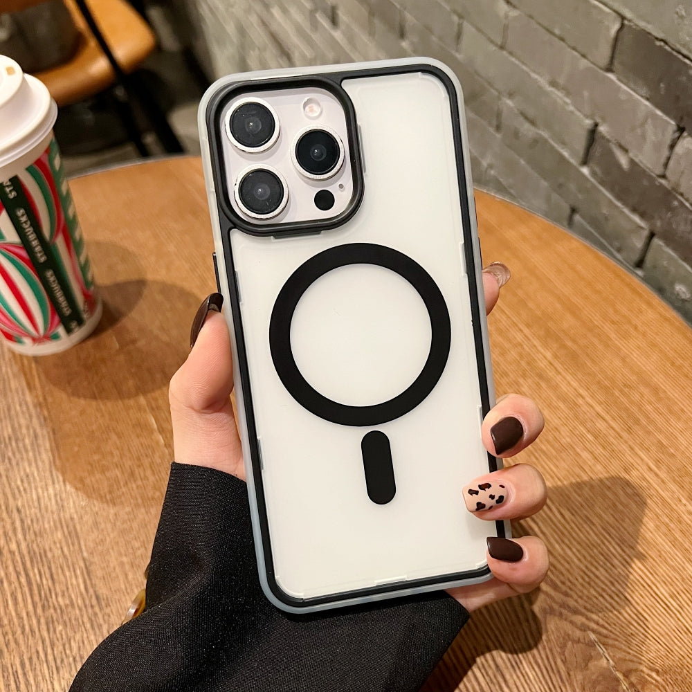 Magnetic Wireless Charging Smoke Phone Case